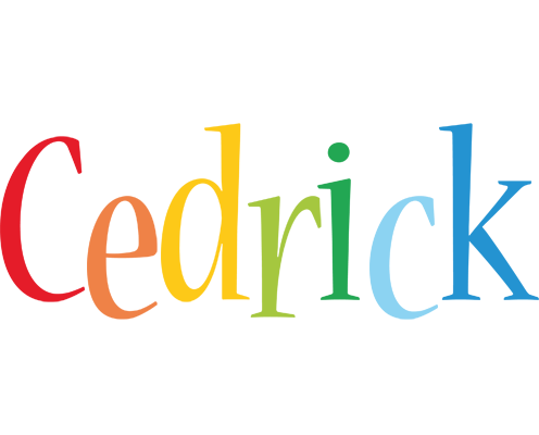 Cedrick birthday logo