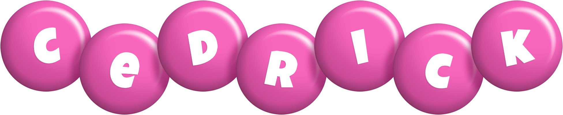 Cedrick candy-pink logo