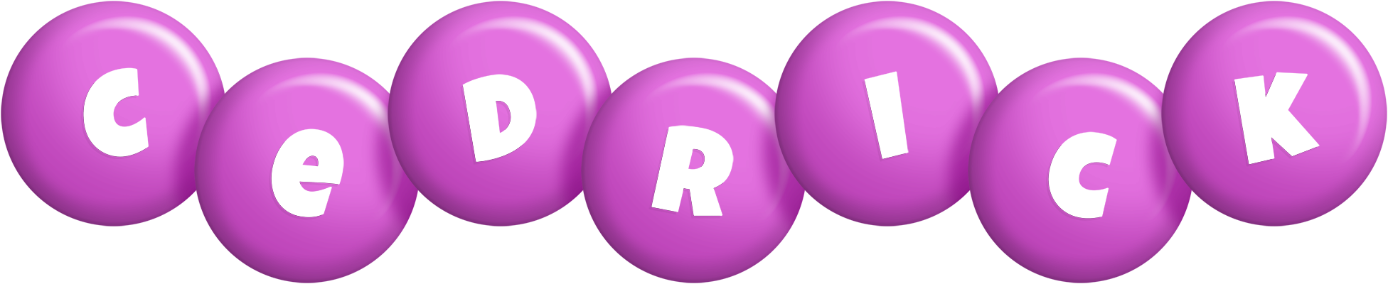Cedrick candy-purple logo