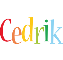 Cedrik birthday logo