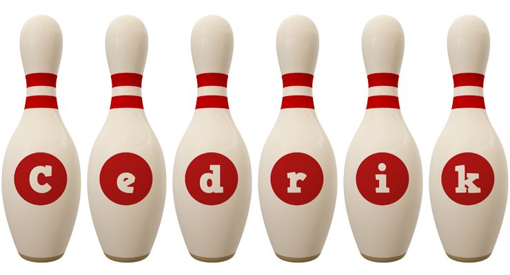 Cedrik bowling-pin logo