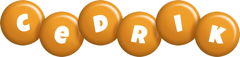 Cedrik candy-orange logo