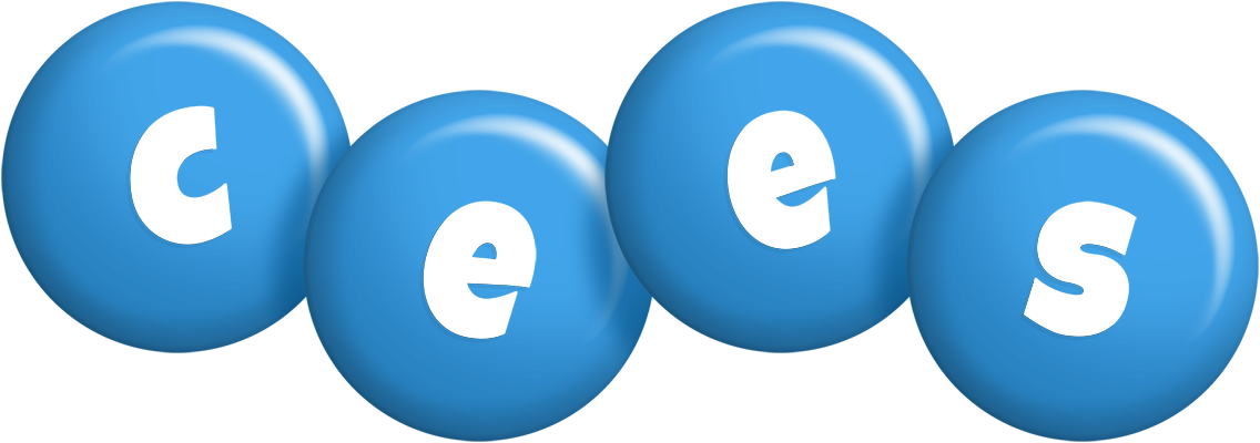 Cees candy-blue logo