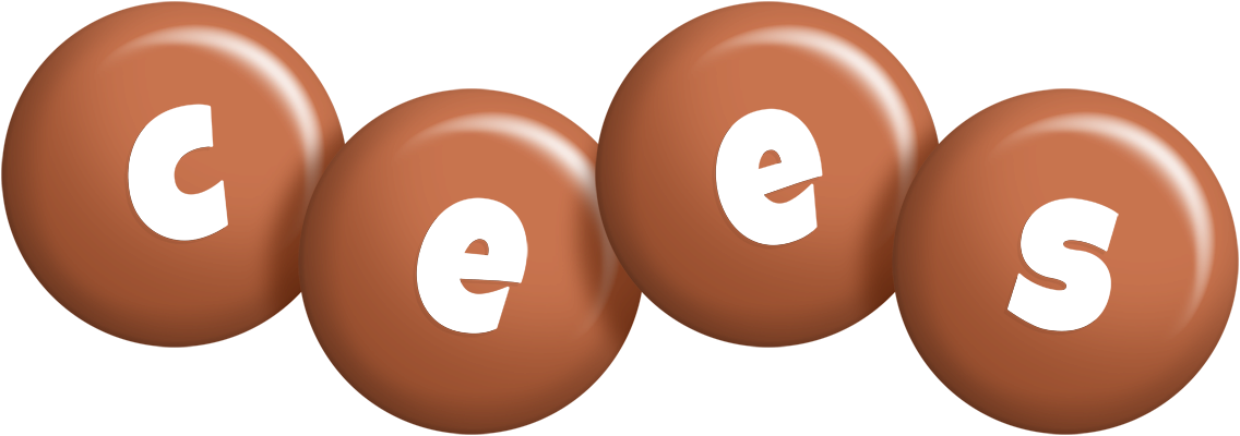 Cees candy-brown logo