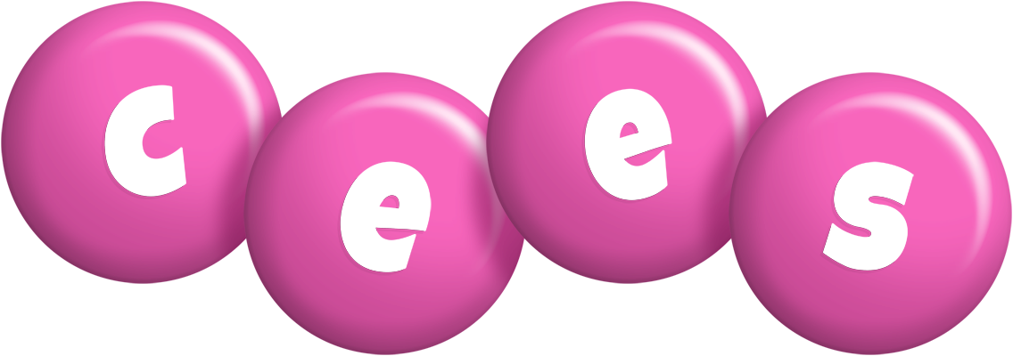 Cees candy-pink logo