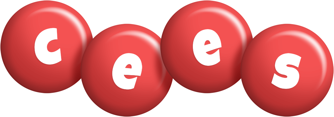 Cees candy-red logo