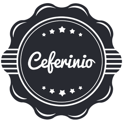 Ceferinio badge logo