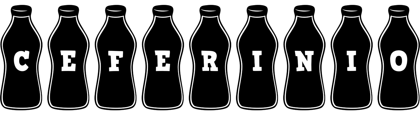 Ceferinio bottle logo