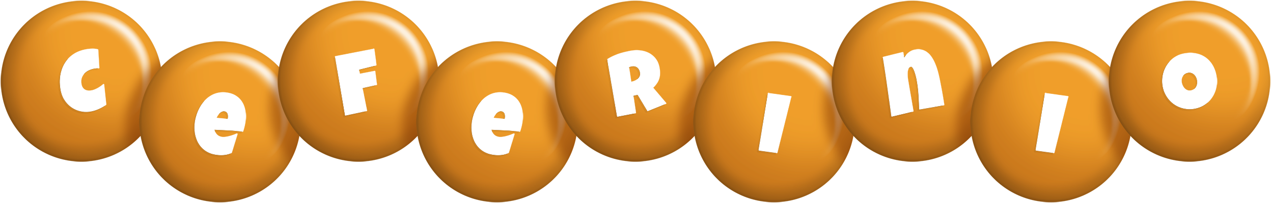 Ceferinio candy-orange logo