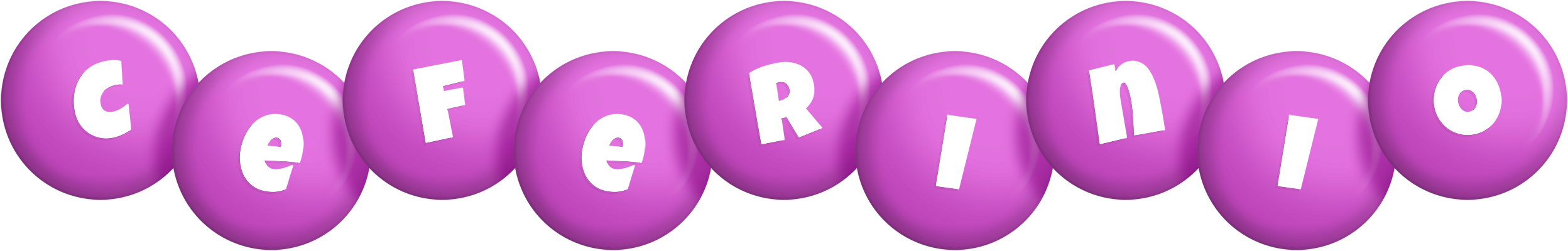 Ceferinio candy-purple logo