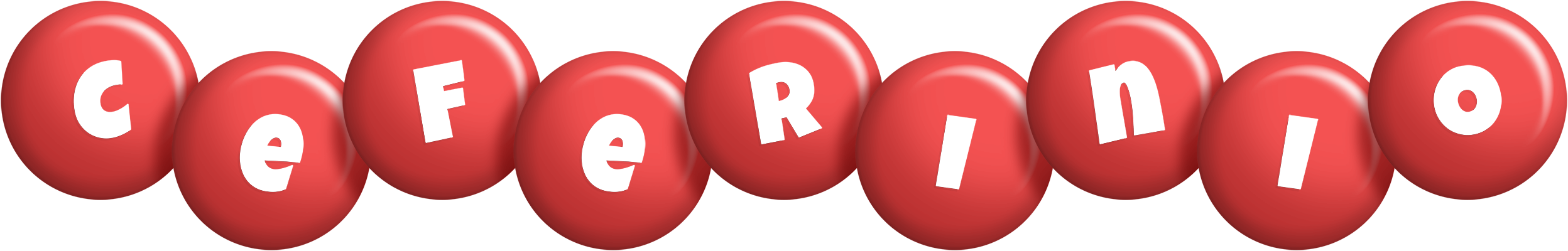 Ceferinio candy-red logo
