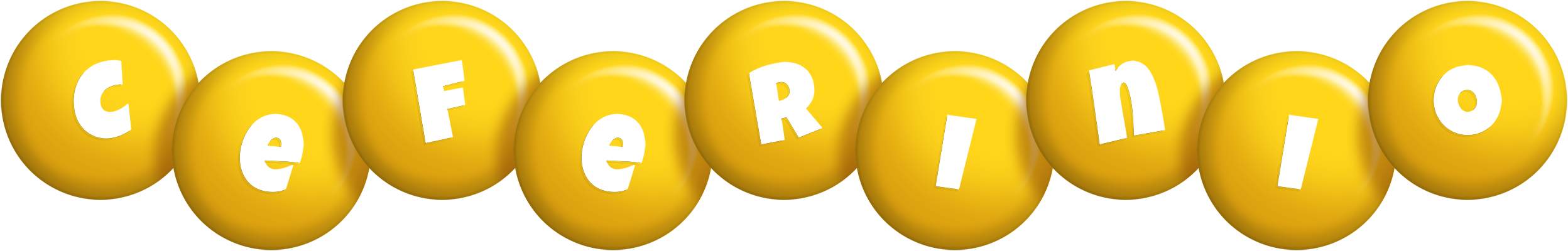 Ceferinio candy-yellow logo