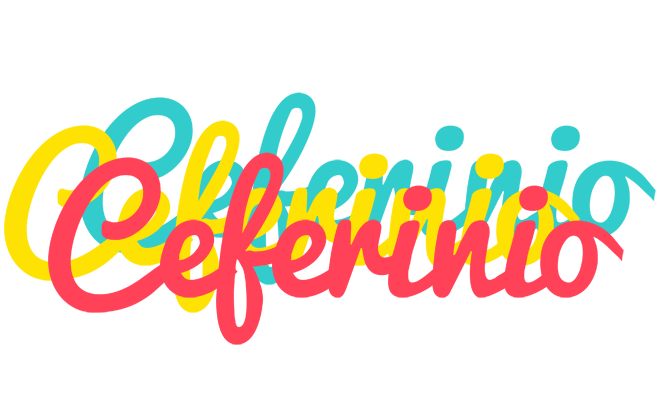 Ceferinio disco logo