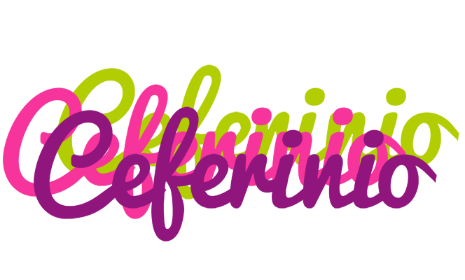 Ceferinio flowers logo