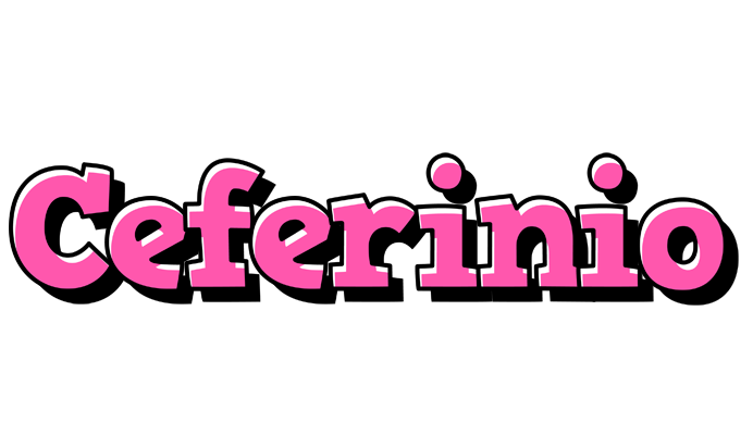Ceferinio girlish logo