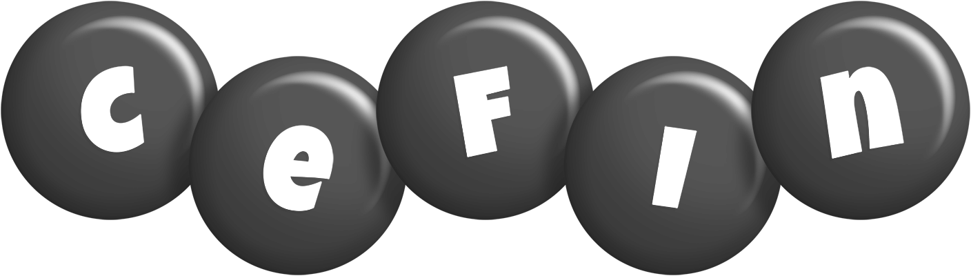 Cefin candy-black logo