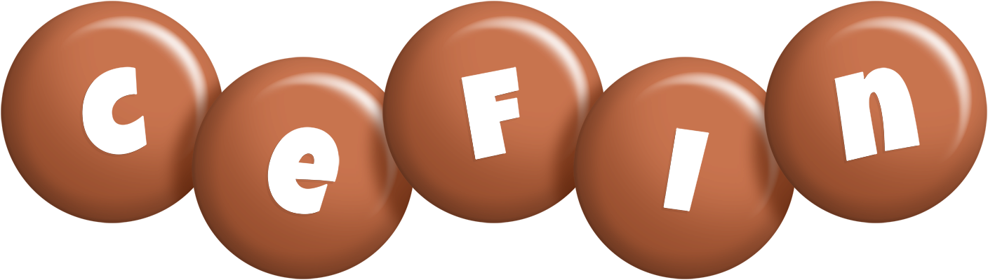 Cefin candy-brown logo