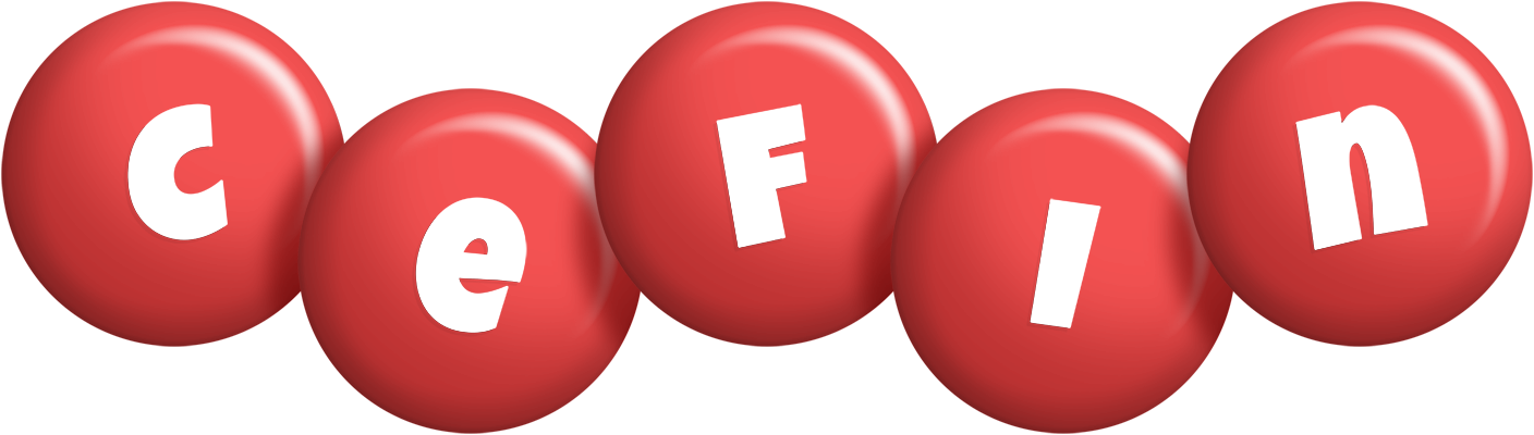 Cefin candy-red logo