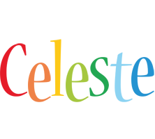 Celeste birthday logo