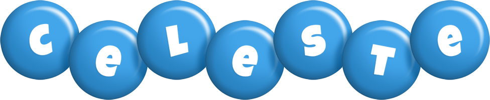 Celeste candy-blue logo