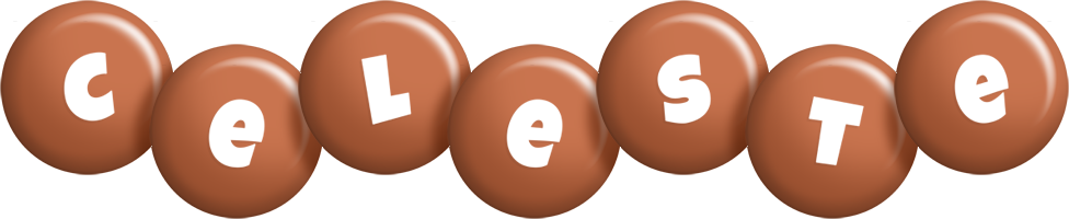 Celeste candy-brown logo