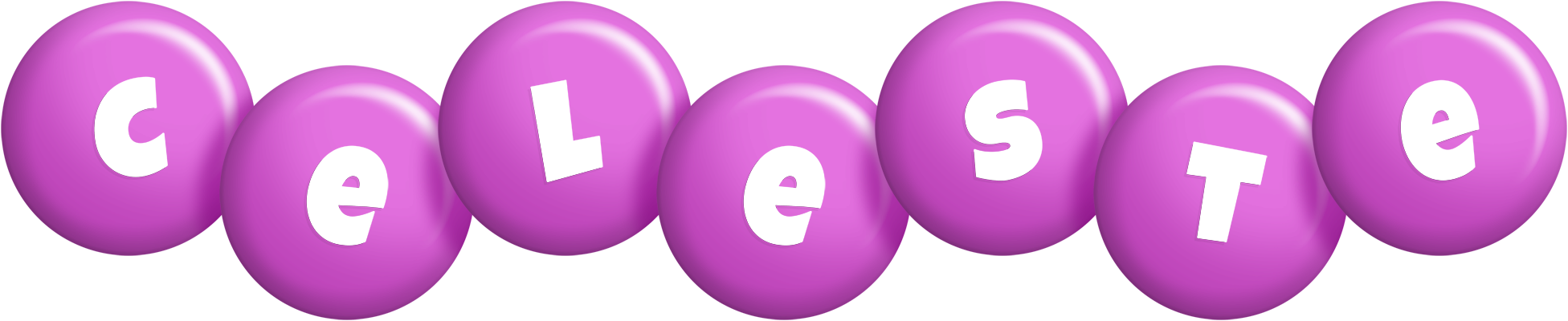 Celeste candy-purple logo