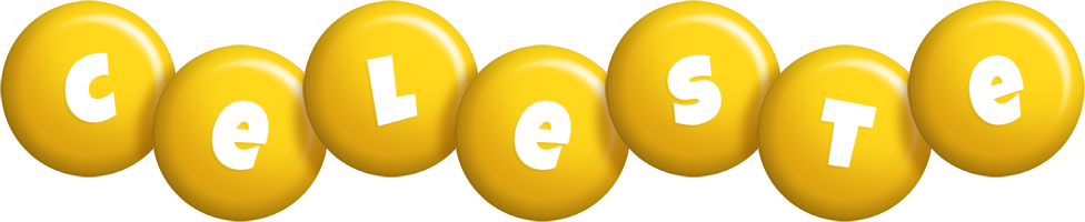 Celeste candy-yellow logo