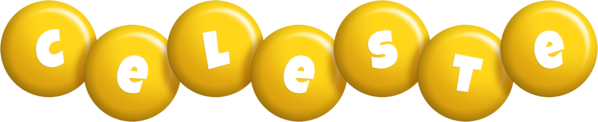 Celeste candy-yellow logo