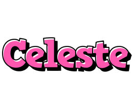 Celeste girlish logo