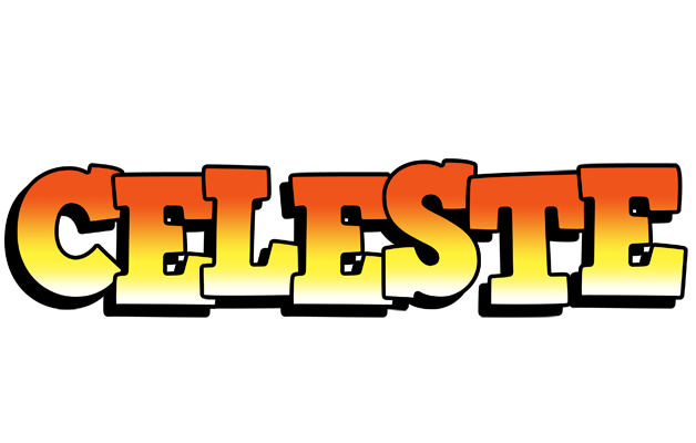 Celeste sunset logo