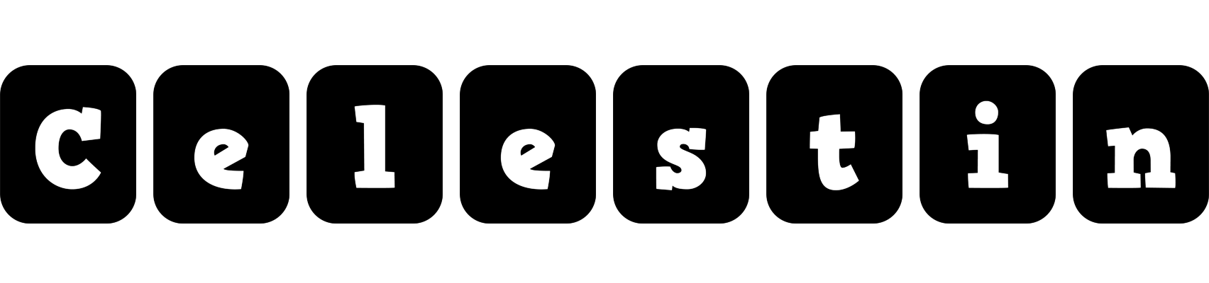 Celestin box logo
