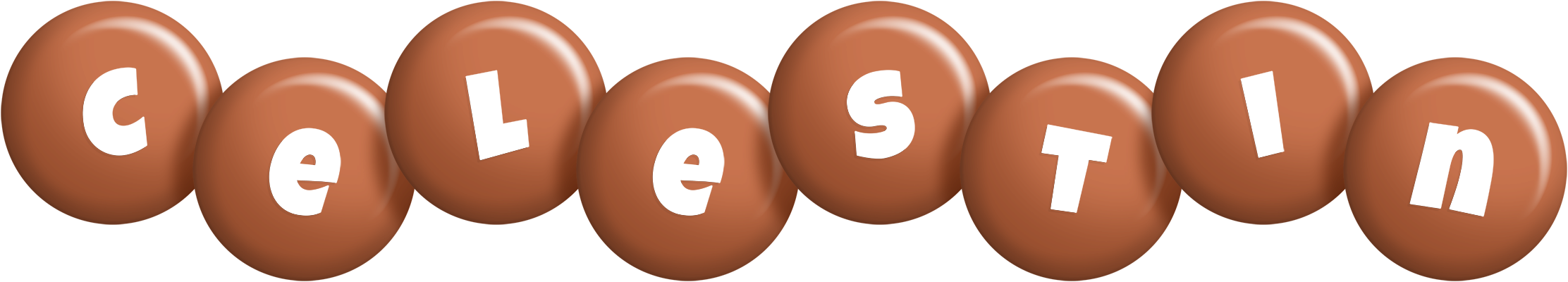 Celestin candy-brown logo