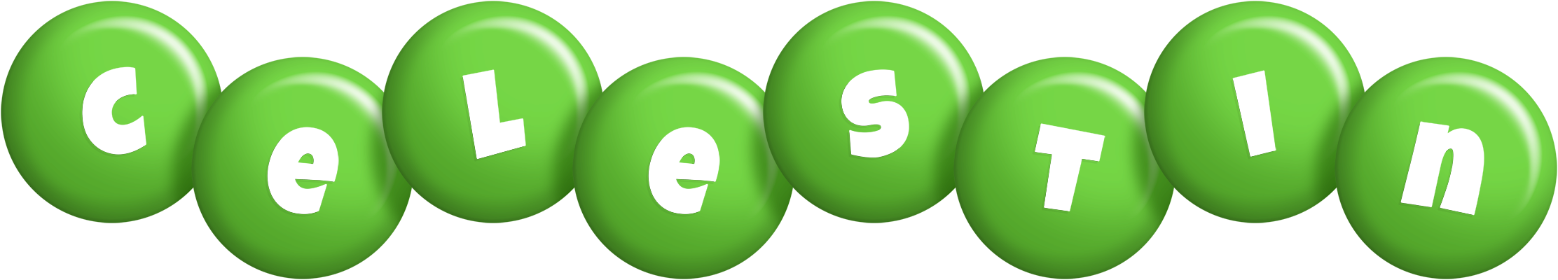 Celestin candy-green logo