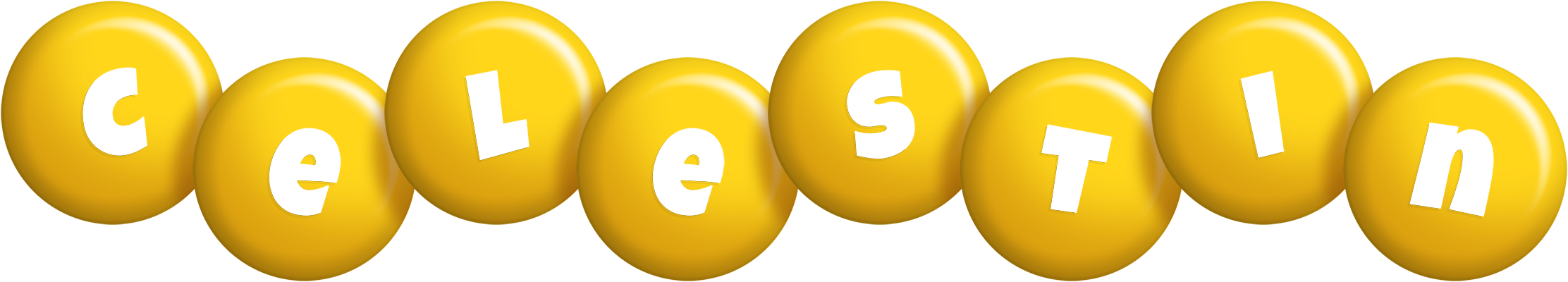 Celestin candy-yellow logo