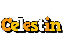 Celestin cartoon logo