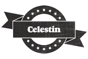 Celestin grunge logo