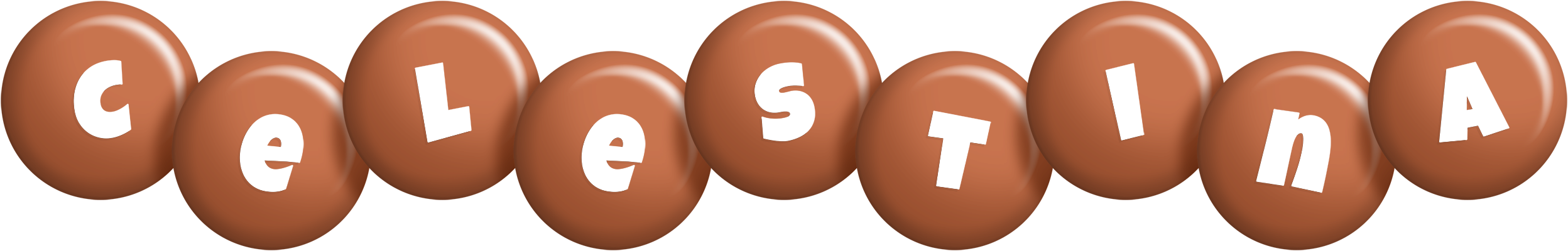 Celestina candy-brown logo