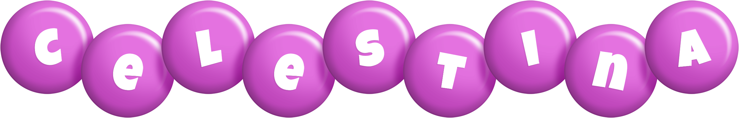 Celestina candy-purple logo