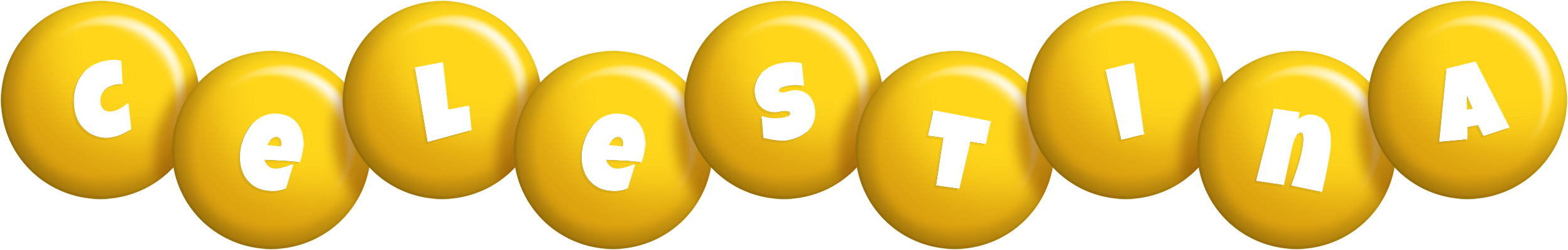 Celestina candy-yellow logo