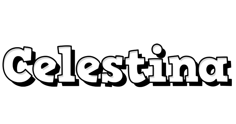 Celestina snowing logo