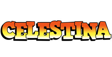 Celestina sunset logo