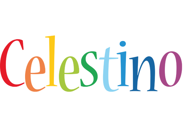 Celestino birthday logo