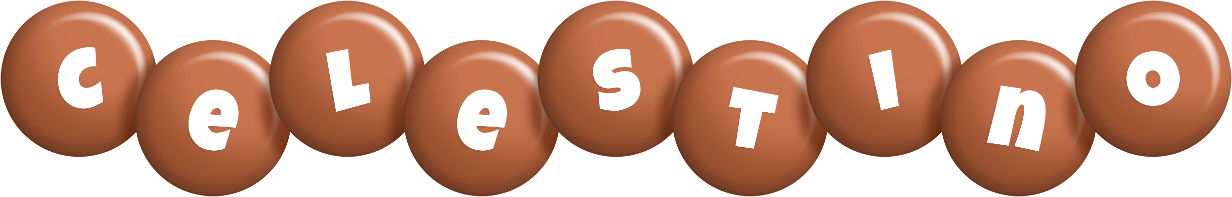 Celestino candy-brown logo
