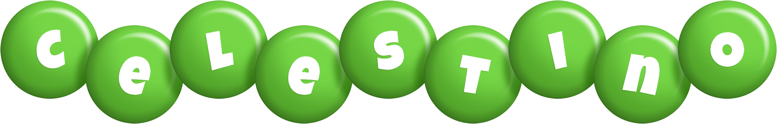 Celestino candy-green logo