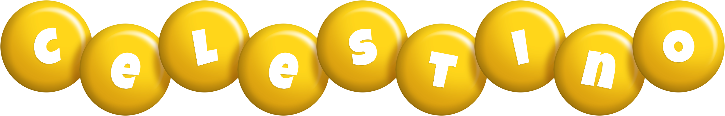 Celestino candy-yellow logo