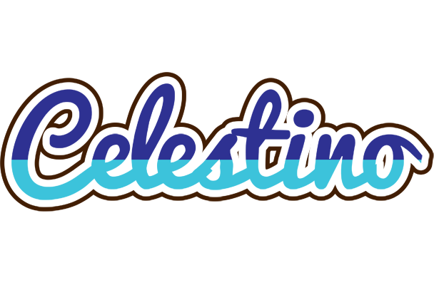 Celestino raining logo