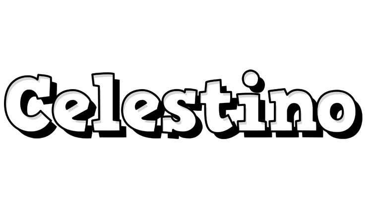 Celestino snowing logo