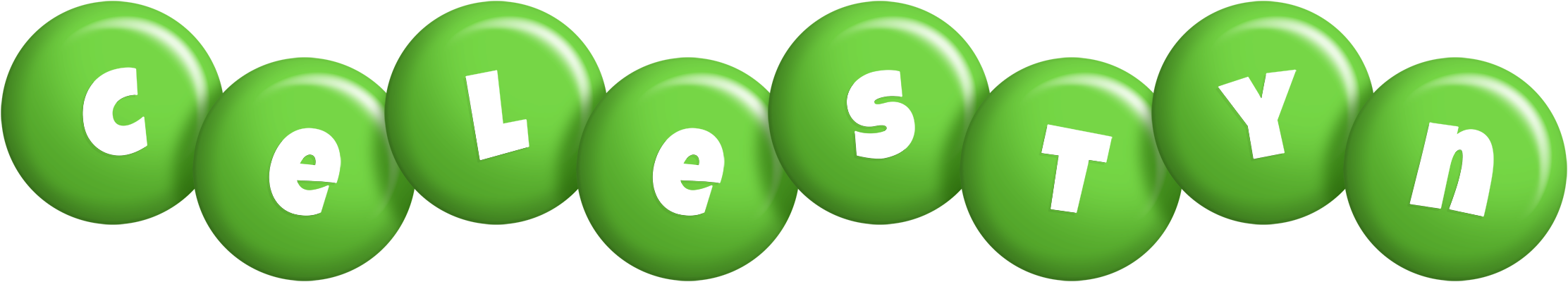 Celestyn candy-green logo