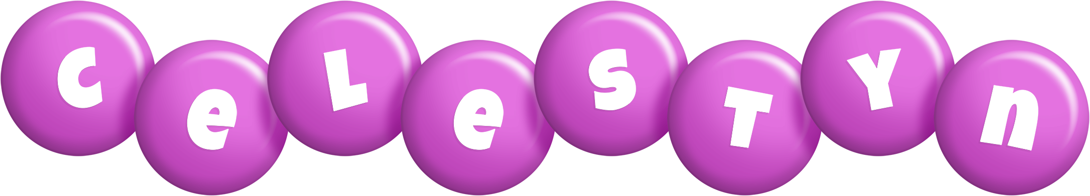 Celestyn candy-purple logo