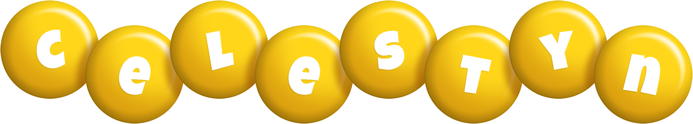 Celestyn candy-yellow logo